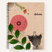 Unieke Collage Fun Kleurrijke Girly Modern Notitieboek (Voorkant)