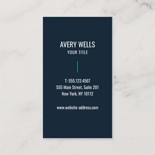 Unieke coole artistieke kleurrijke Abstracte verf Visitekaartje (Achterkant)