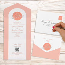 Unieke Coral Wedding