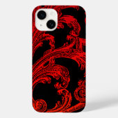Unieke cover ombre Red Design iPhone Case (Achterkant)