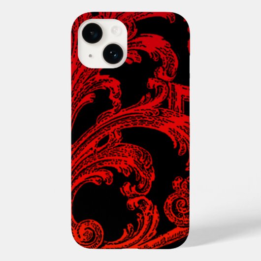 Unieke cover ombre Red Design iPhone Case (Achterkant)