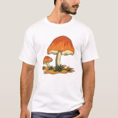 Unieke Creatie Mushroom Design T-shirt (Voorkant)