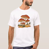 Unieke Creatie Mushroom Design T-shirt (Voorkant)