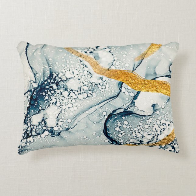 Unieke creativiteit. Art&Gold. Geïnspireerd door d Accent Kussen (Voorkant)