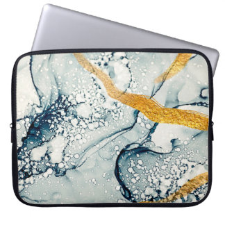 Unieke creativiteit. Art&Gold. Geïnspireerd door d Laptop Sleeve
