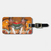 Unieke culturele kunst - Sri Lankaans/Indonesisch  Bagagelabel (Voorkant horizontaal)