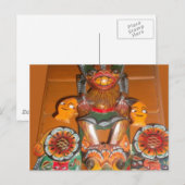 Unieke culturele kunst - Sri Lankaans/Indonesisch  Briefkaart (Voorkant / Achterkant)