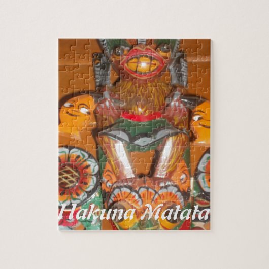 Unieke culturele kunst - Sri Lankaans/Indonesisch  Legpuzzel (Verticaal)