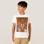 Unieke culturele kunst - Sri Lankaans/Indonesisch  T-shirt (Voorkant volledig)