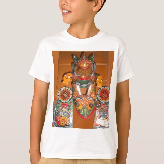 Unieke culturele kunst - Sri Lankaans/Indonesisch  T-shirt (Voorkant)