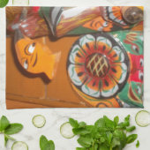 Unieke culturele kunst - Sri Lankaans/Indonesisch  Theedoek (Gevouwen)