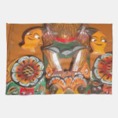 Unieke culturele kunst - Sri Lankaans/Indonesisch Theedoek (Horizontaal)