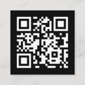 Unieke Custom Bold Geometrische Modern Vierkante Visitekaartje (Achterkant)