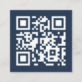 Unieke Custom Bold Geometrische Modern Vierkante Visitekaartje (Achterkant)