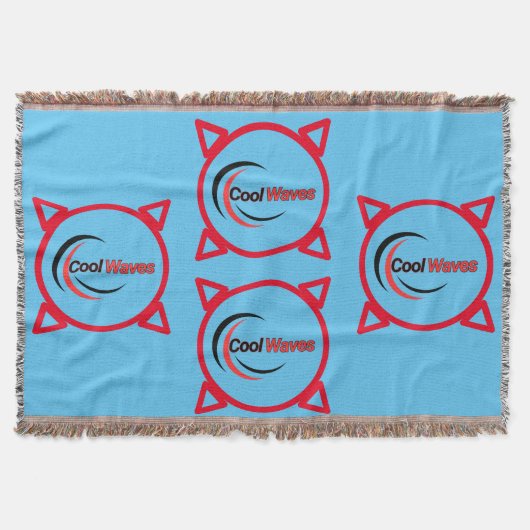 Unieke Custom Cosy Throw Dekens op Zazzle Deken (Voorkant)