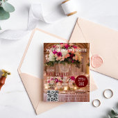 Unieke Custom Magazine QR code| RSVP | Website | Kaartje