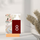 Unieke Custom Magazine Stijl Bruiloft Tafel Kaart