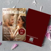 Unieke Custom Magazine Stijl Bruiloft uitnodiging