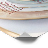 Unieke Custom Magazine Stijl Bruiloft zitgrafiek Poster (Hoek)