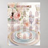 Unieke Custom Magazine Stijl Bruiloft zitgrafiek Poster (Voorkant)