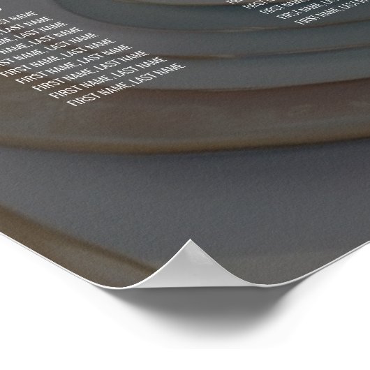 Unieke Custom Magazine Stijl Bruiloft zitgrafiek Poster (Hoek)