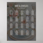 Unieke Custom Magazine Stijl Bruiloft zitgrafiek Poster (Voorkant)