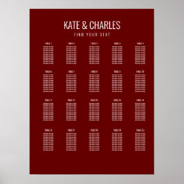 Unieke Custom Magazine Stijl Bruiloft zitgrafiek Poster