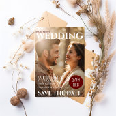 Unieke Custom Magazine Style Sla de datum op Kaart