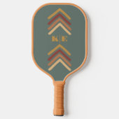 Unieke Custom Monogrammed Pickleball Paddle (Achterkant)
