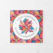 Unieke Custom Photo Christmas Kaarten Roze (Cover)