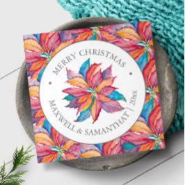 Unieke Custom Photo Christmas Kaarten Roze