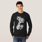 Unieke Cute Chihuahua & Coffee Art Dog Lover Gift T-shirt (Voorkant volledig)