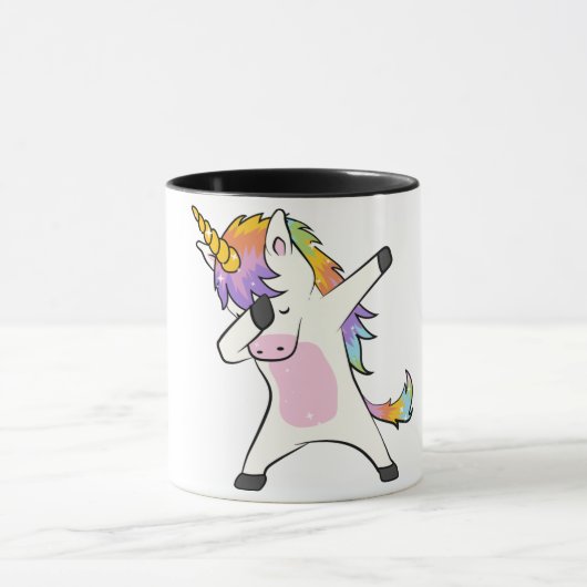Unieke Cute Unicorn Dabbing Mok Nieuw (Midden)