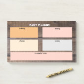 Unieke dagelijkse Rustic Organizer-dingen om een l Post-it® Notes (Op bureau)