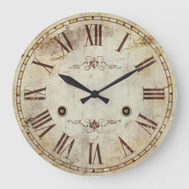 Unieke Decoratieve Roman Numeral  Rustic Grote Klok