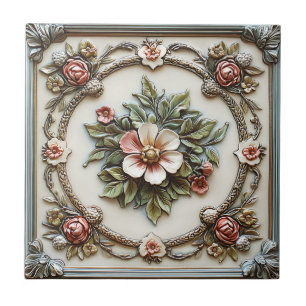 Unieke decoratieve vintage cottagecore boerderij s tegeltje