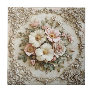 Unieke decoratieve vintage cottagecore boerderijst tegeltje