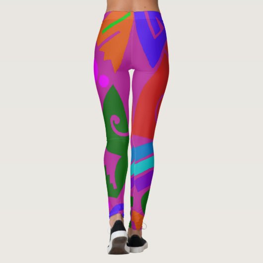 Unieke Designer Leggings (Achterkant)