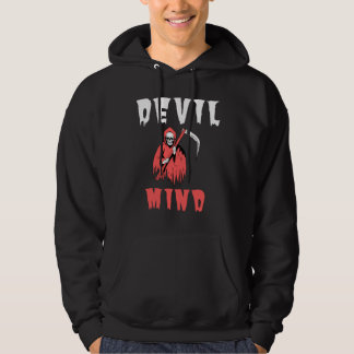 Unieke Devil Mind Hoodie - Edgy Graphic