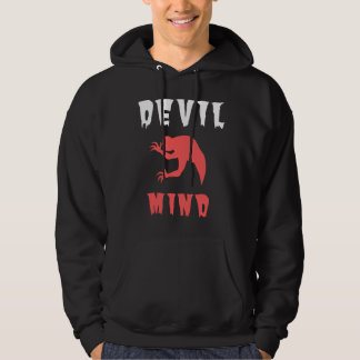 Unieke Devil Mind Hoodie - Edgy Graphic