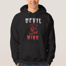 Unieke Devil Mind Hoodie - Edgy Graphic