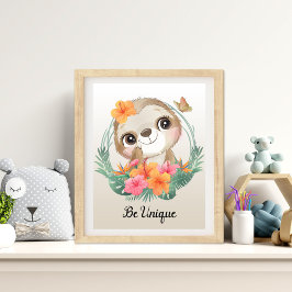 Unieke Dieren Kinderkamer Muur Kunst Foto Afdruk