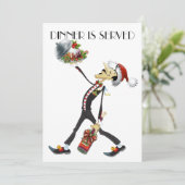 Unieke diner / verzamelen ober serie kaart (Staand voorkant)