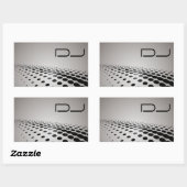 Unieke DJ-Sticker Rechthoekige Sticker (Vel)