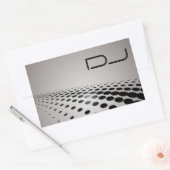 Unieke DJ-Sticker Rechthoekige Sticker (Envelop)