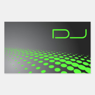 Unieke DJ-Sticker Rechthoekige Sticker