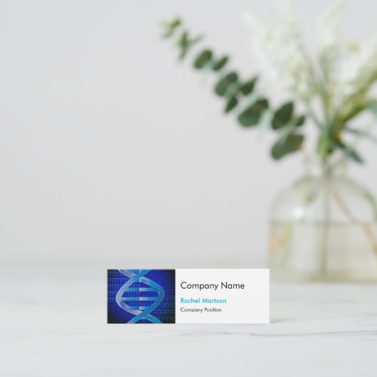 Unieke DNA-wetenschap Mini Visitekaartje (Staand voorkant)