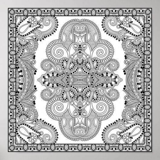 Unieke Doodle 2 Poster (Voorkant)