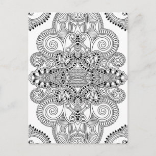 Unieke doodle briefkaart