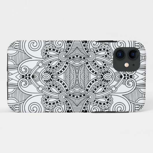 Unieke doodle Case-Mate iPhone case (Achterkant (horizontaal))